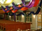 Festooning in the tabernacal&nbsp;colours